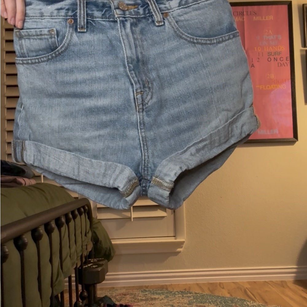 BDG Light Blue Jean Shorts